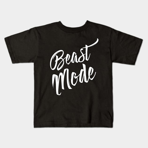 Beast Mode Kids T-Shirt by MAG